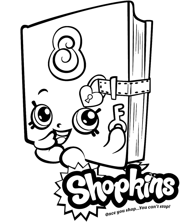 Dibujos para colorear e imprimir Shopkins