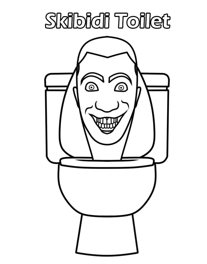 Skibidi Toilet coloring pages 100