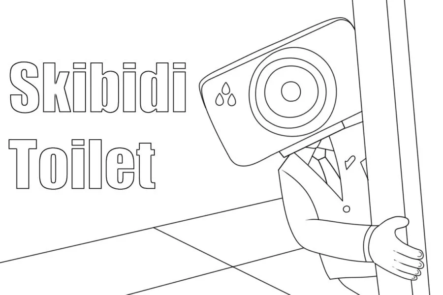 Dibujos para colorear e imprimir Skibidi Toilet