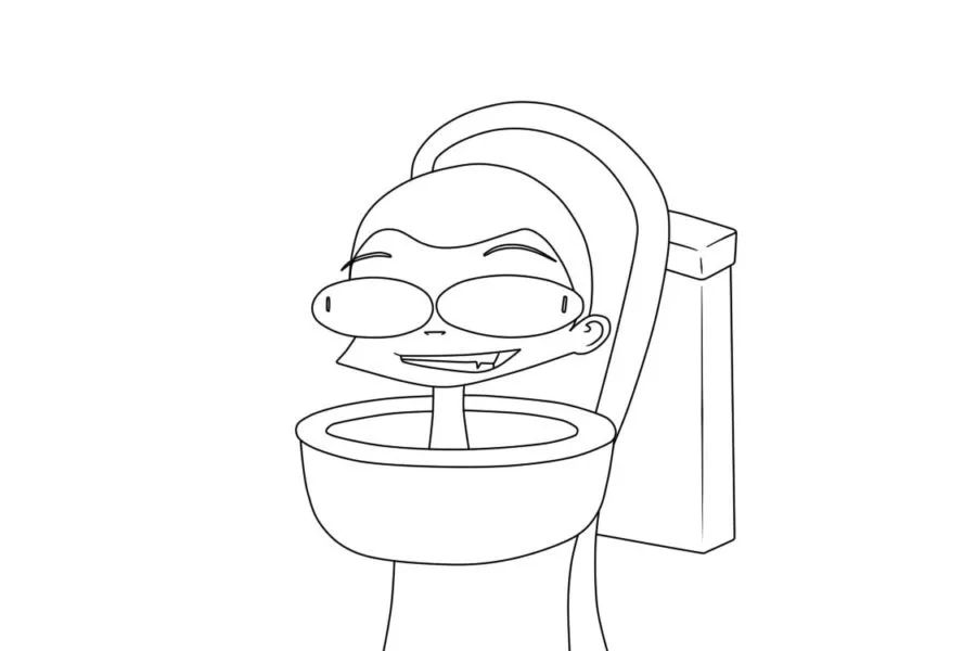 Dibujos para colorear e imprimir Skibidi Toilet