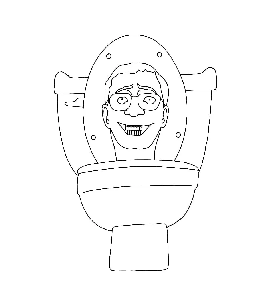 Dibujos para colorear e imprimir Skibidi Toilet