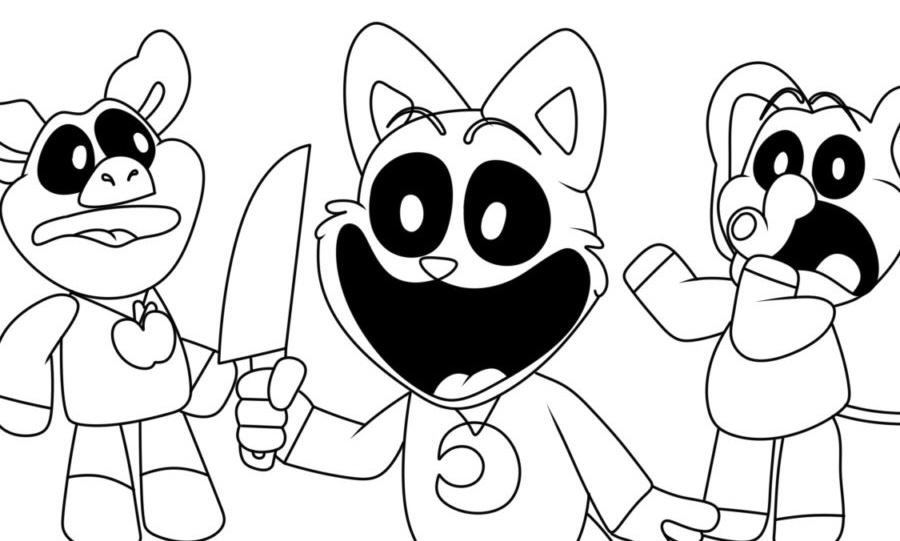 Dibujos para colorear e imprimir Smiling Critters