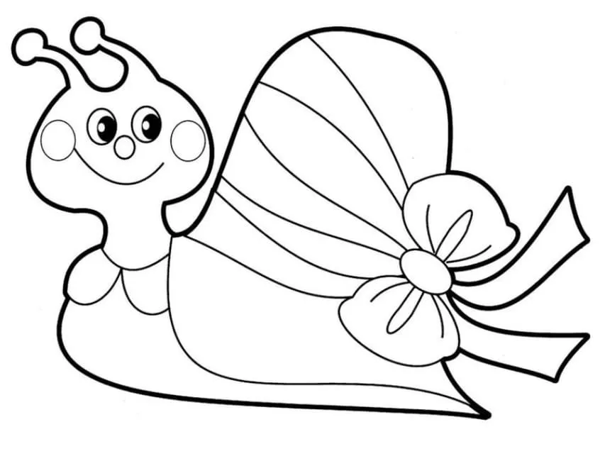 Dibujos para colorear e imprimir Snail