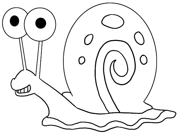 Dibujos para colorear e imprimir Snail