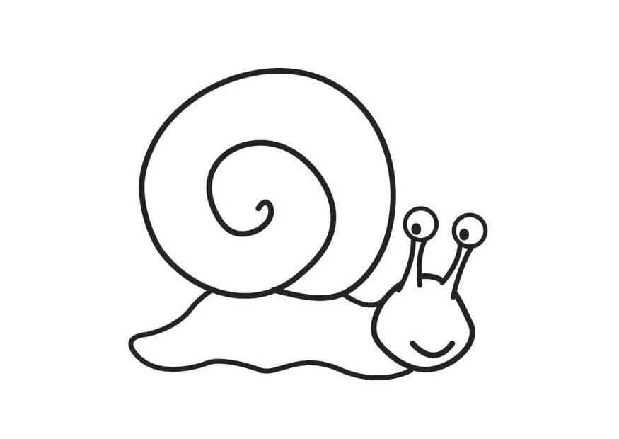 Dibujos para colorear e imprimir Snail