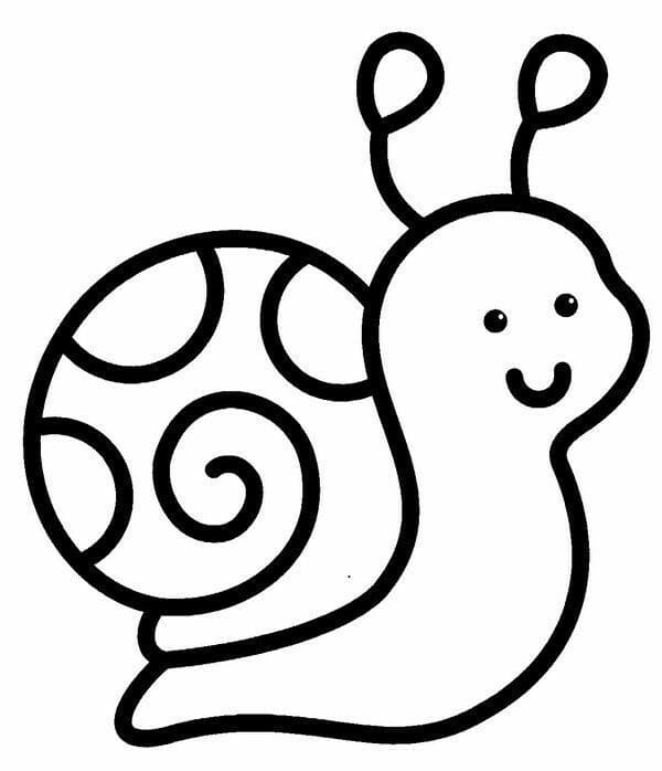 Dibujos para colorear e imprimir Snail