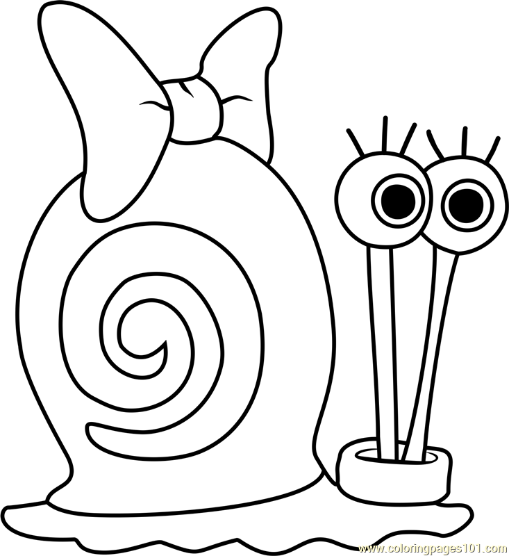 Dibujos para colorear e imprimir Snail