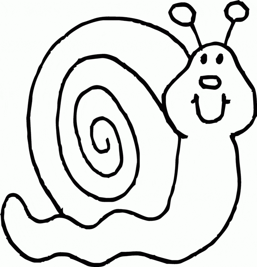 Dibujos para colorear e imprimir Snail