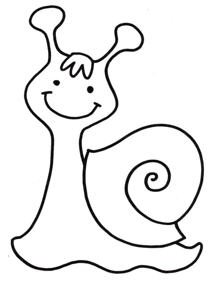 Dibujos para colorear e imprimir Snail