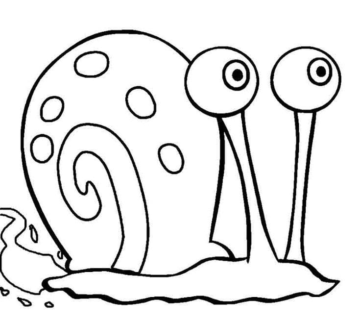 Dibujos para colorear e imprimir Snail