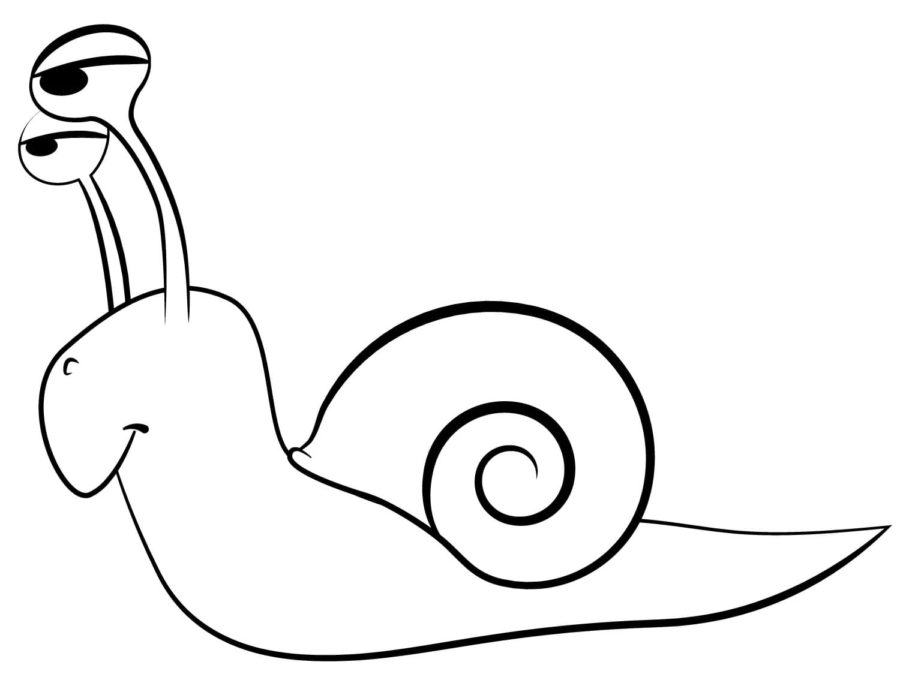 Dibujos para colorear e imprimir Snail