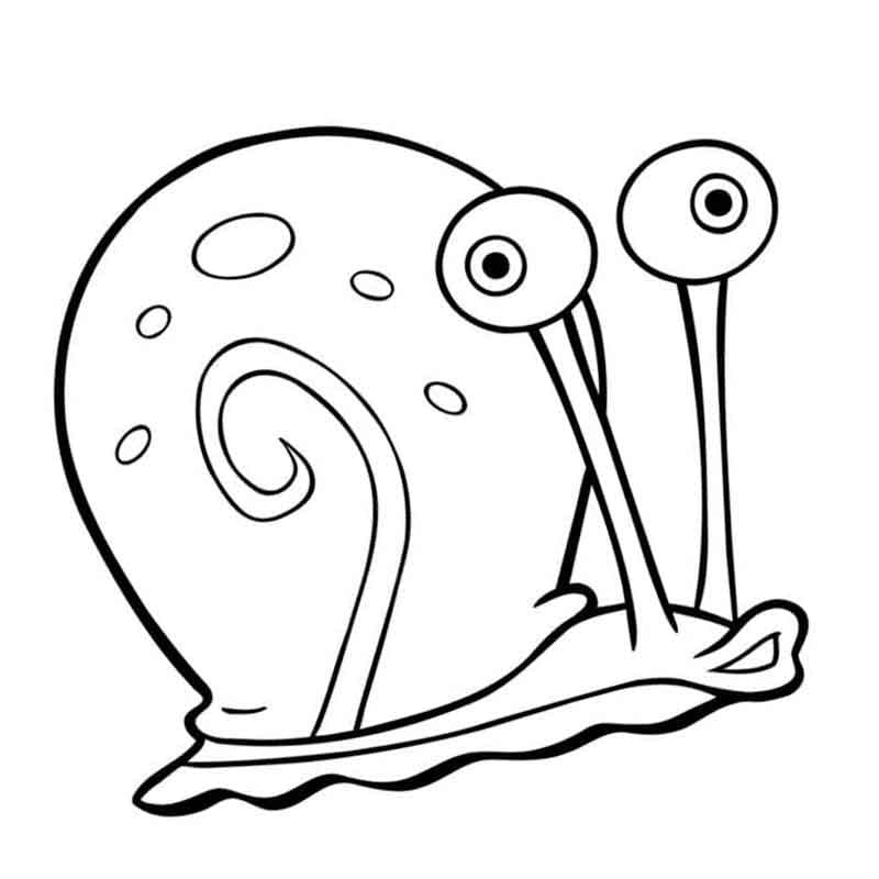 Dibujos para colorear e imprimir Snail