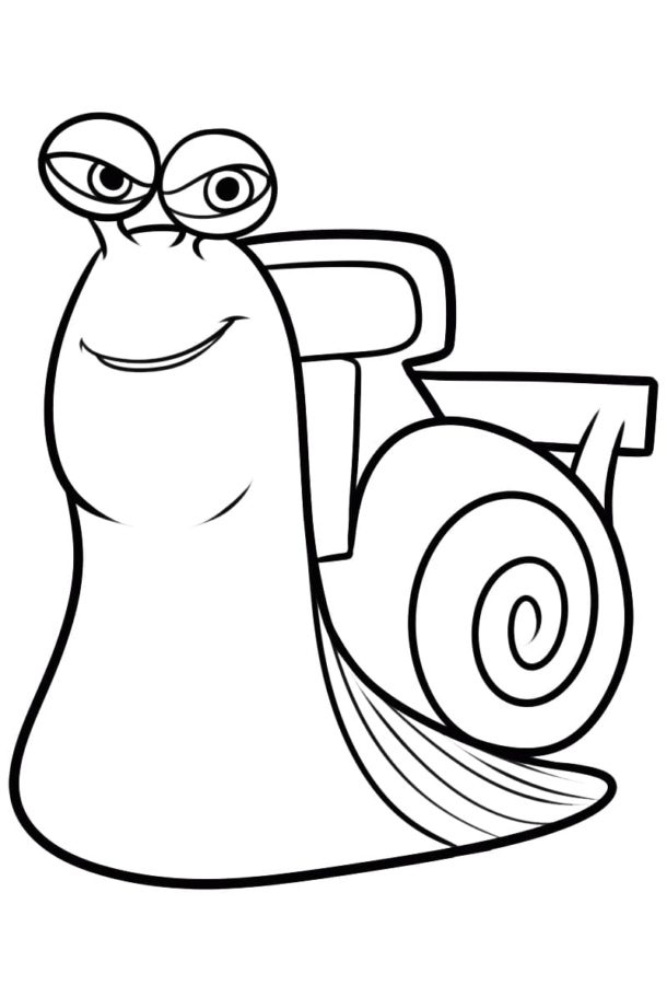 Dibujos para colorear e imprimir Snail