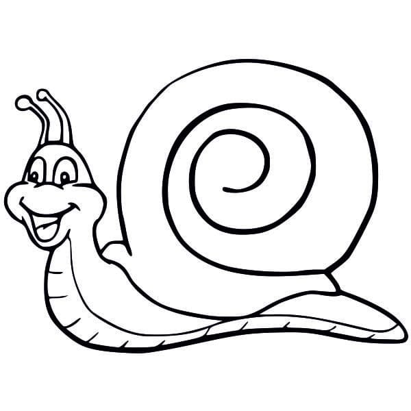 Dibujos para colorear e imprimir Snail