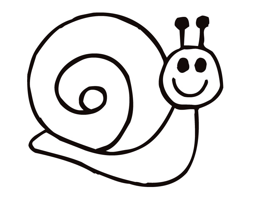 Dibujos para colorear e imprimir Snail