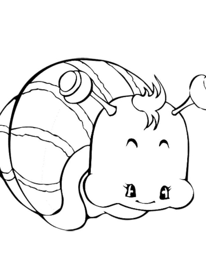 Dibujos para colorear e imprimir Snail