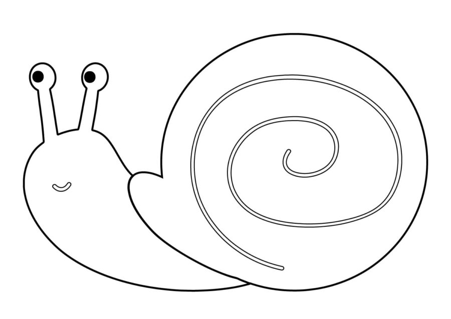 Dibujos para colorear e imprimir Snail