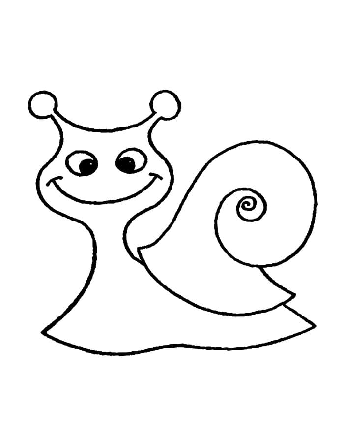 Dibujos para colorear e imprimir Snail