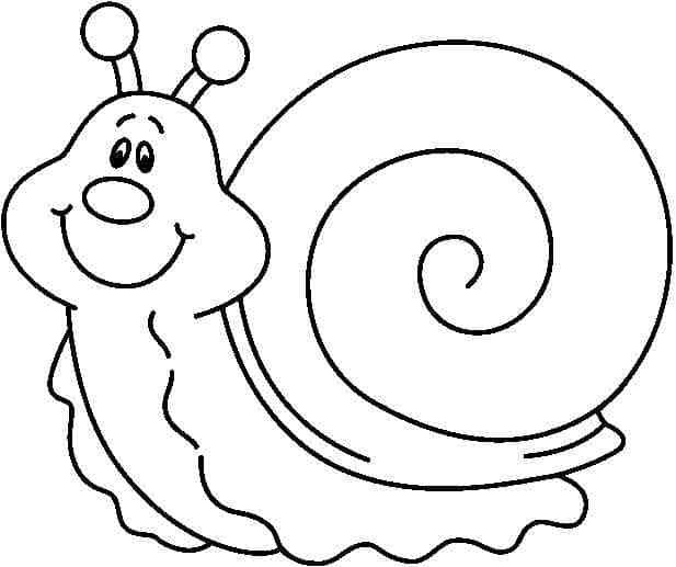 Dibujos para colorear e imprimir Snail