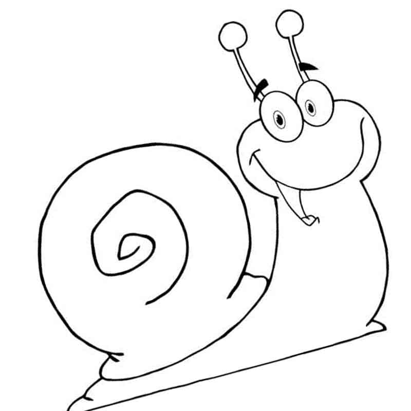 Dibujos para colorear e imprimir Snail