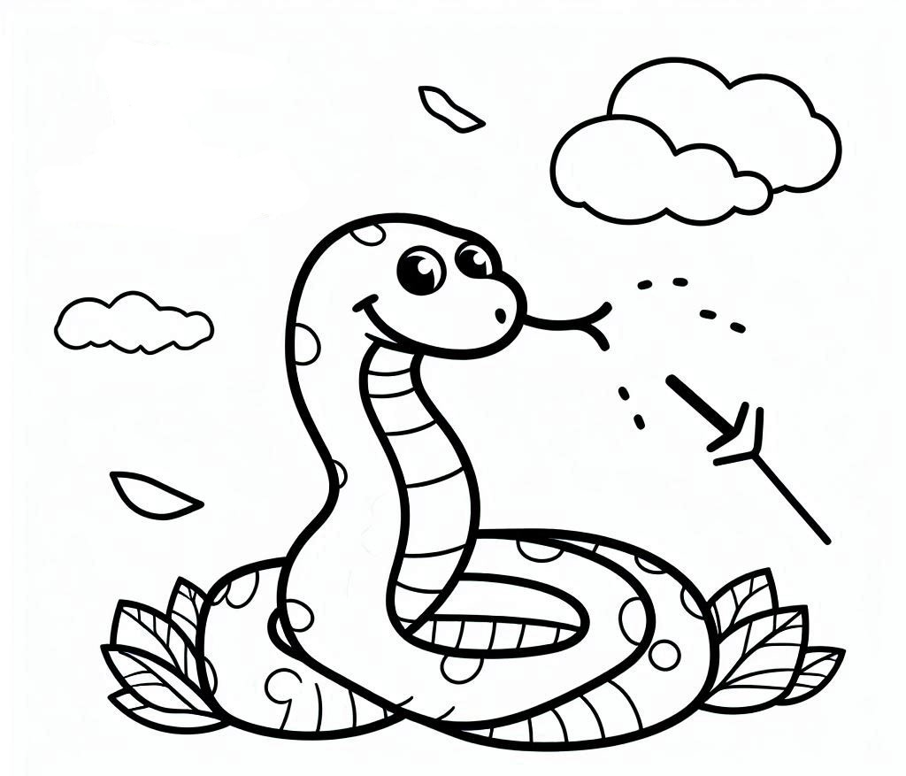 Dibujos para colorear e imprimir Snake