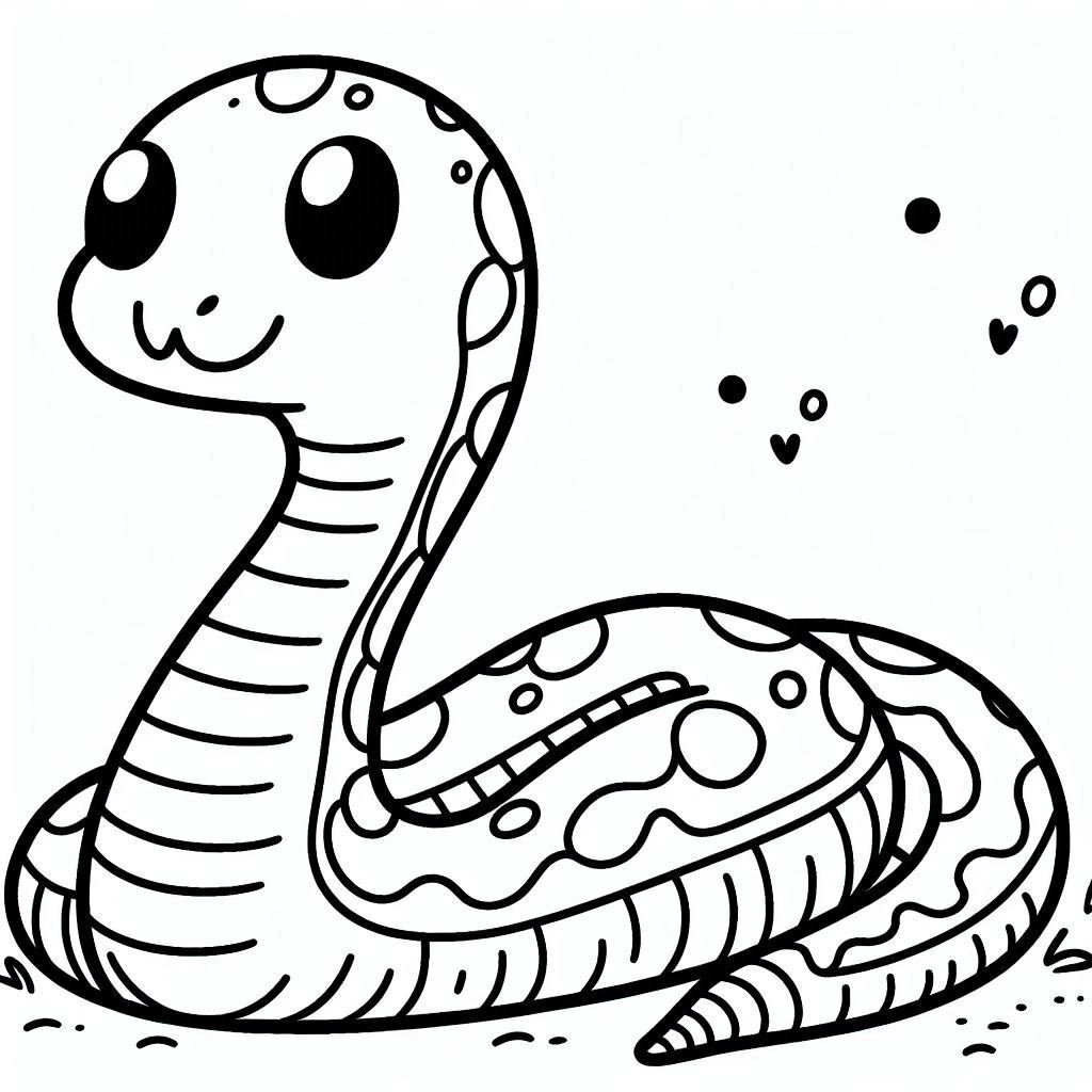 Dibujos para colorear e imprimir Snake