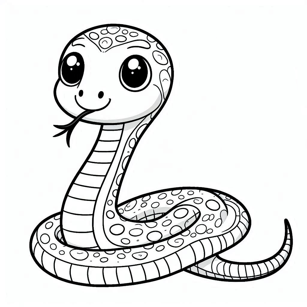 Dibujos para colorear e imprimir Snake