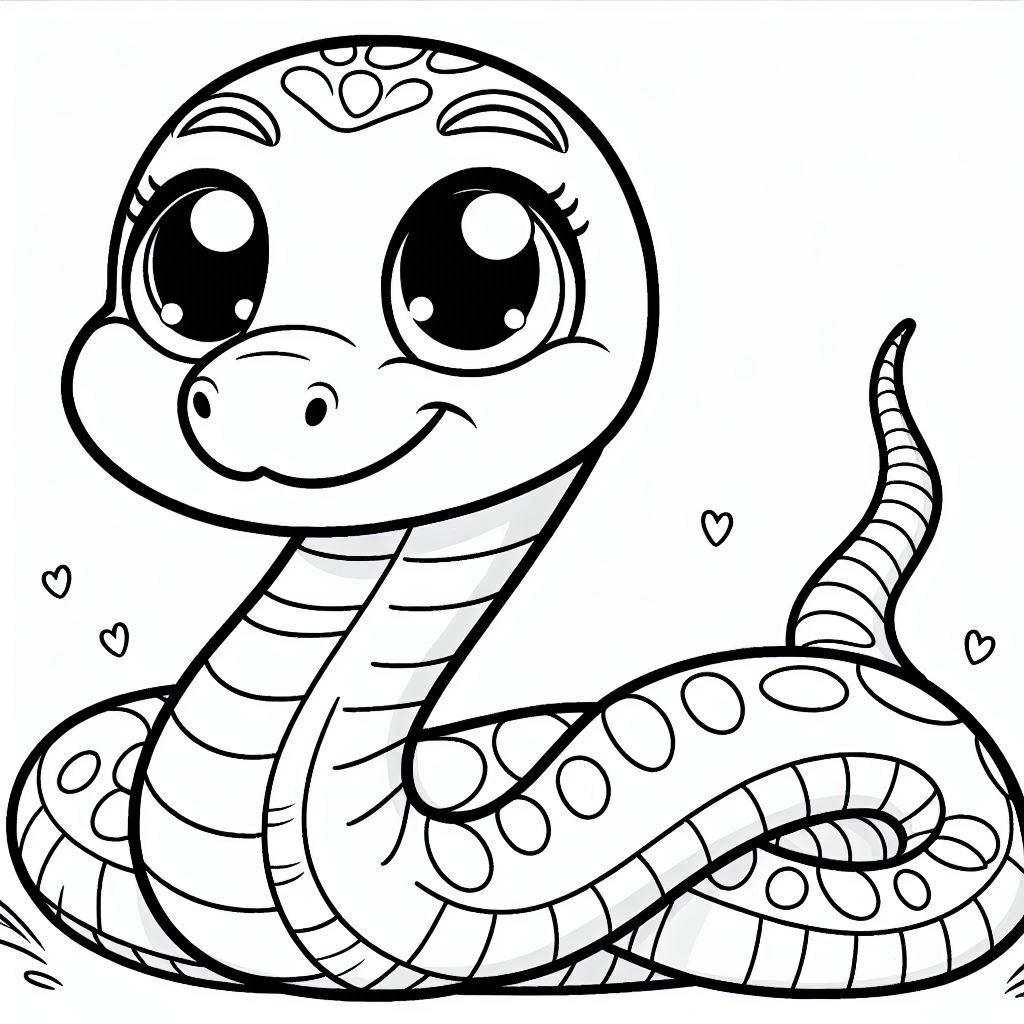 Dibujos para colorear e imprimir Snake