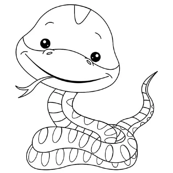 Dibujos para colorear e imprimir Snake