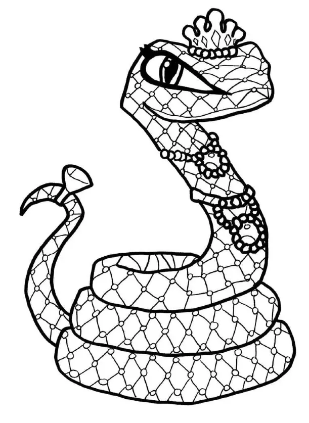 Dibujos para colorear e imprimir Snake