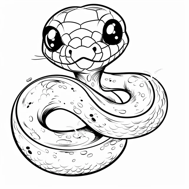 Dibujos para colorear e imprimir Snake