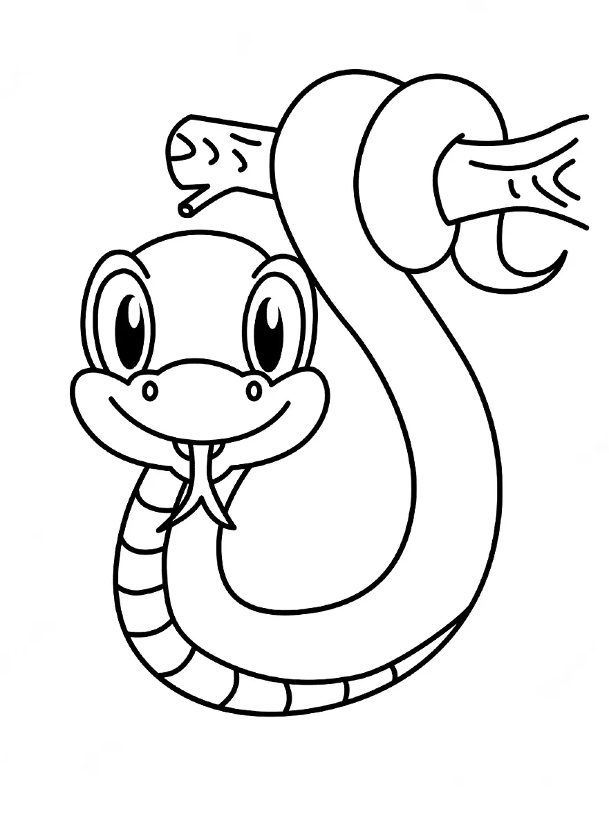 Dibujos para colorear e imprimir Snake