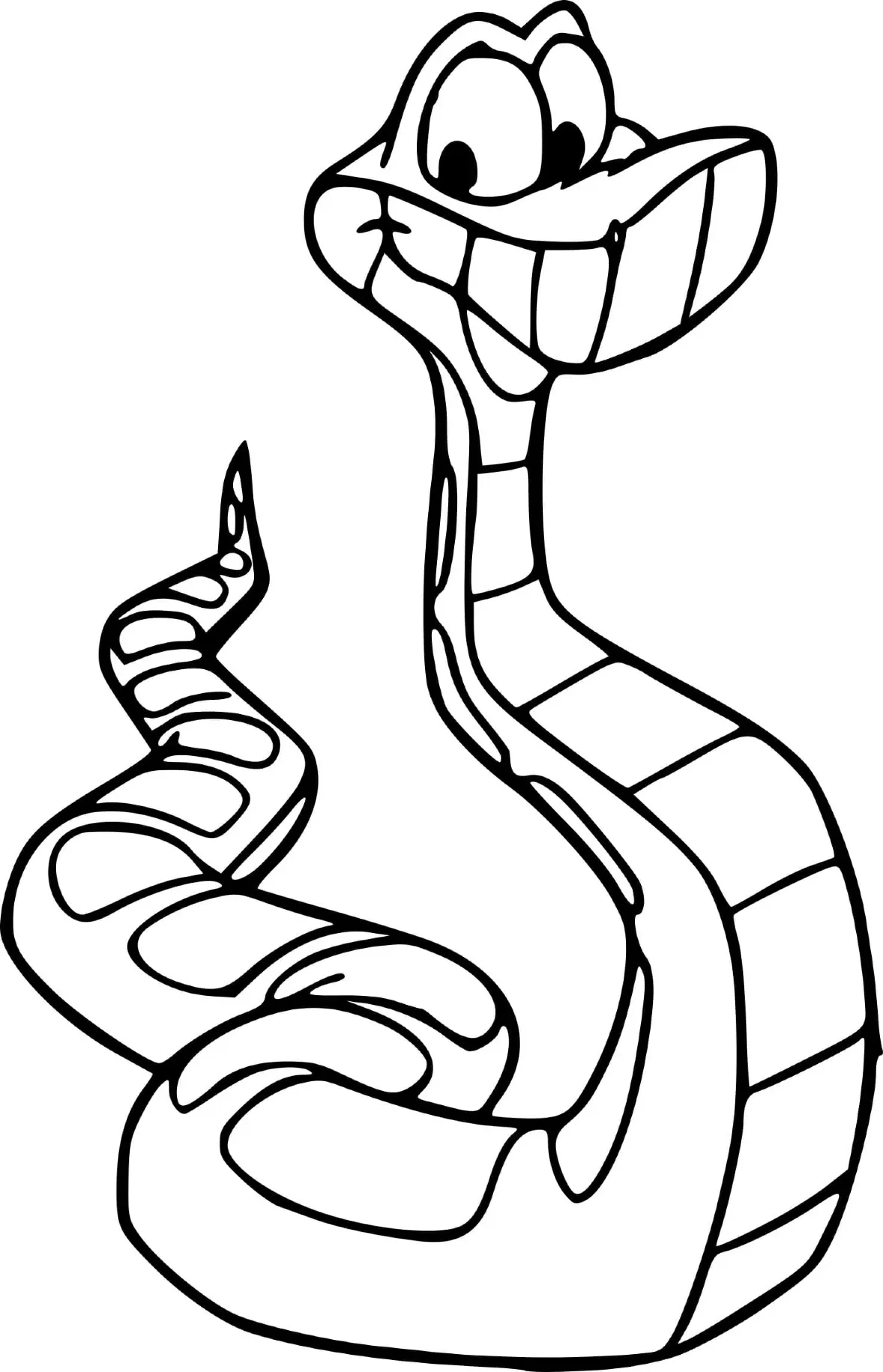 Dibujos para colorear e imprimir Snake