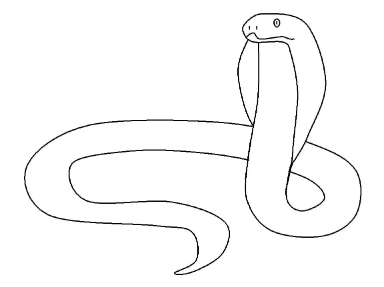 Dibujos para colorear e imprimir Snake