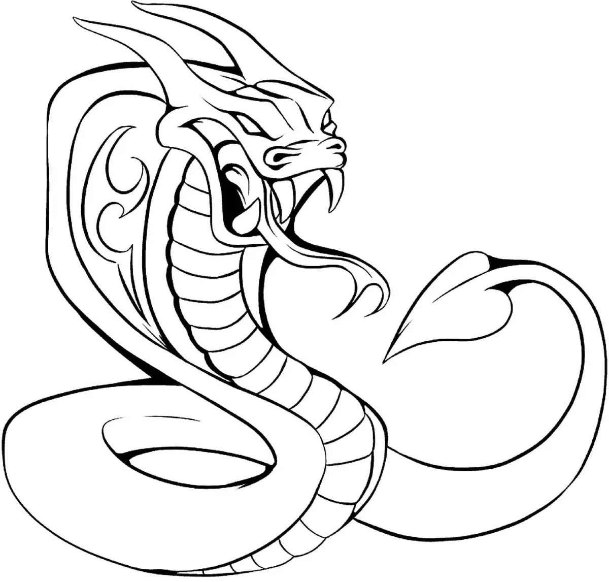 Dibujos para colorear e imprimir Snake