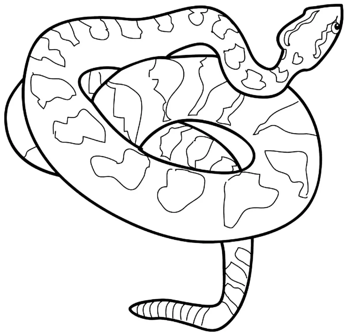 Dibujos para colorear e imprimir Snake