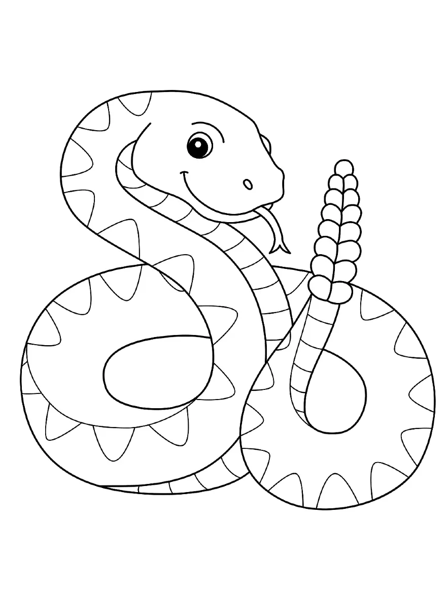 Dibujos para colorear e imprimir Snake