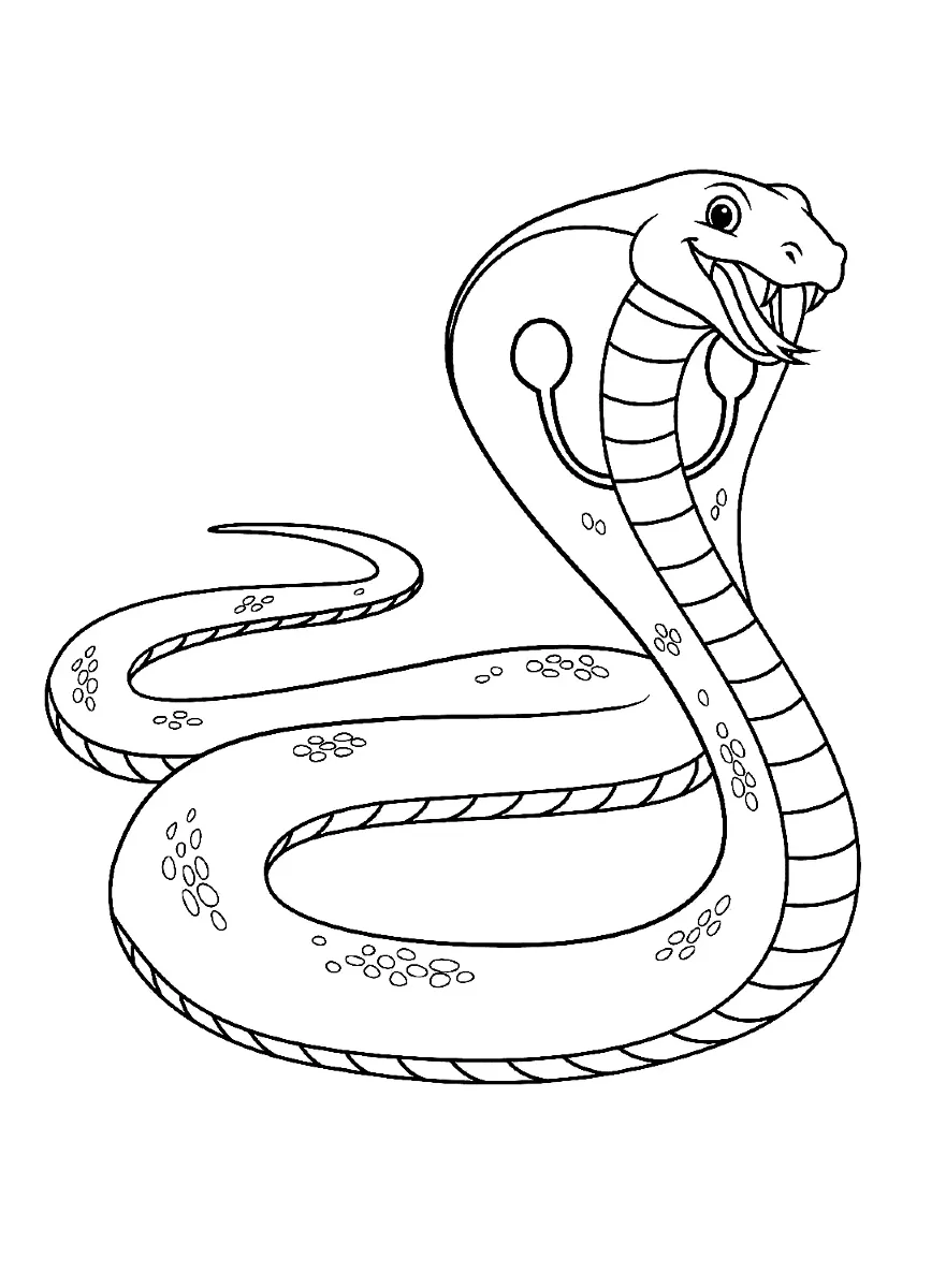 Dibujos para colorear e imprimir Snake