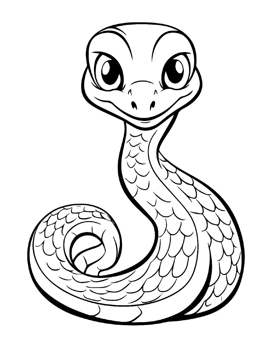 Dibujos para colorear e imprimir Snake