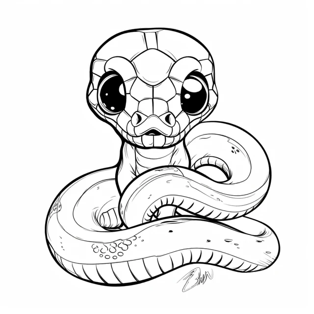 Dibujos para colorear e imprimir Snake