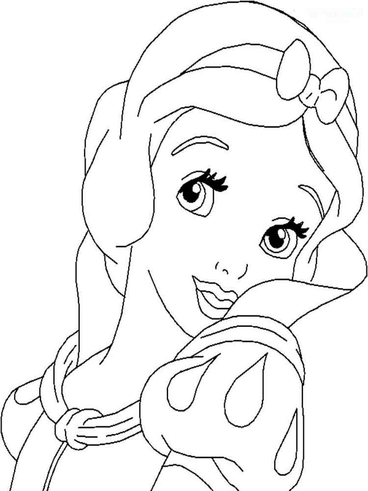 Dibujos para colorear e imprimir Snow White