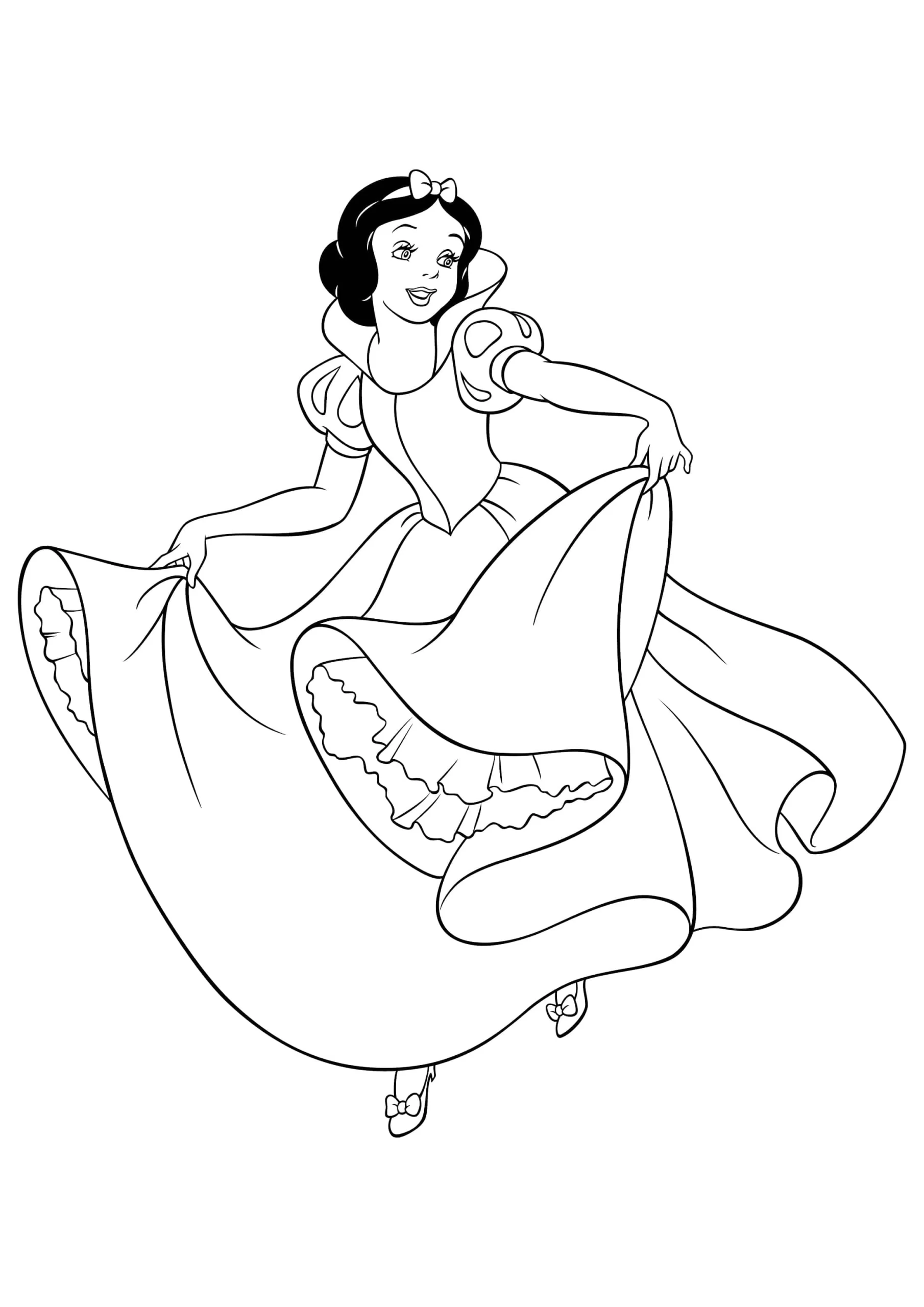 Dibujos para colorear e imprimir Snow White