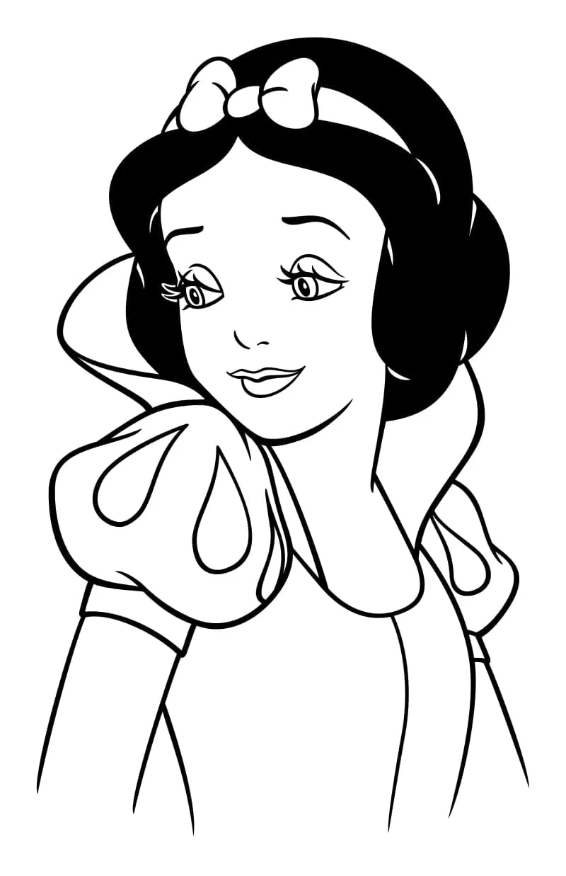 Dibujos para colorear e imprimir Snow White