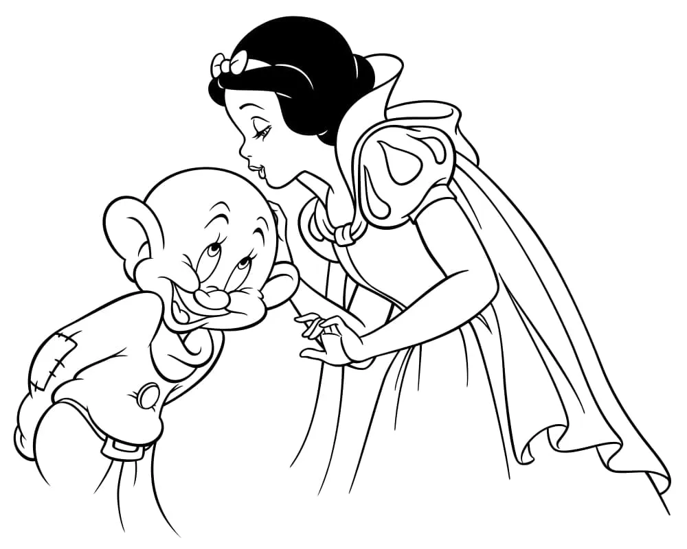 Dibujos para colorear e imprimir Snow White