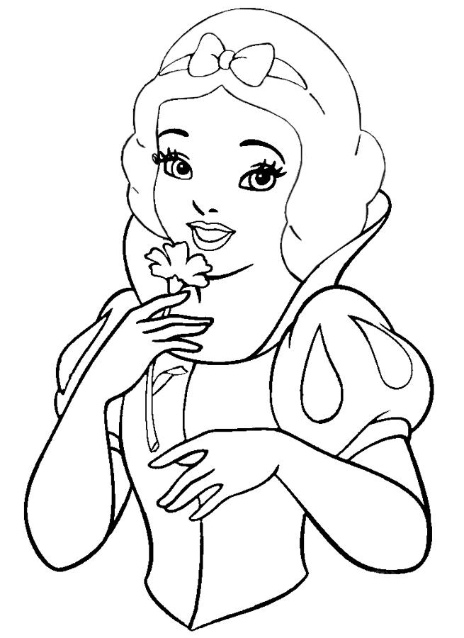 Dibujos para colorear e imprimir Snow White