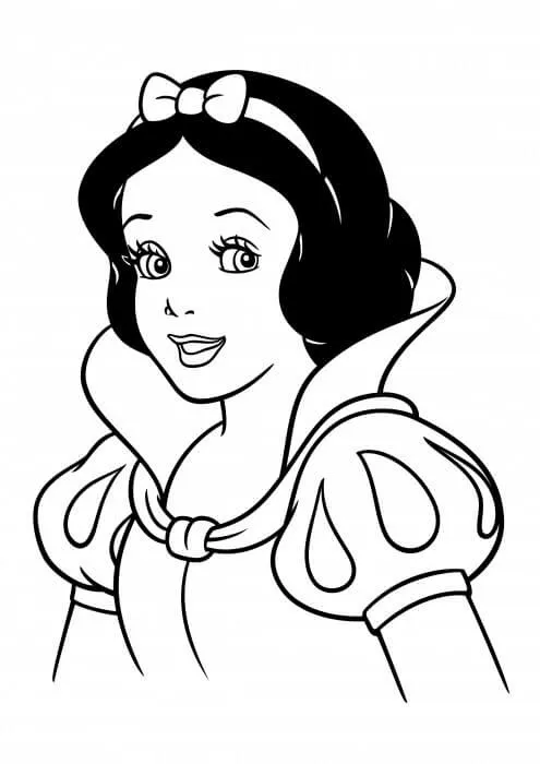 Dibujos para colorear e imprimir Snow White