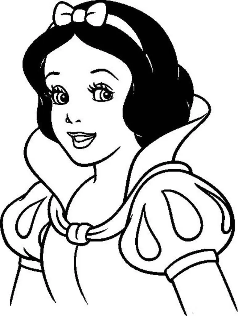 Dibujos para colorear e imprimir Snow White