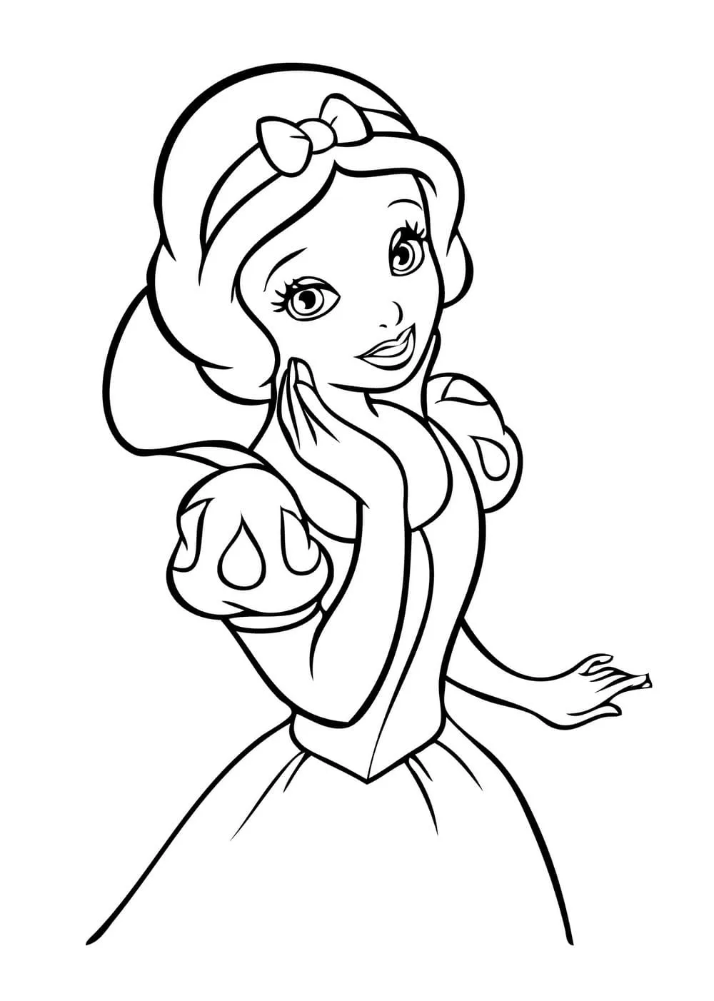 Dibujos para colorear e imprimir Snow White