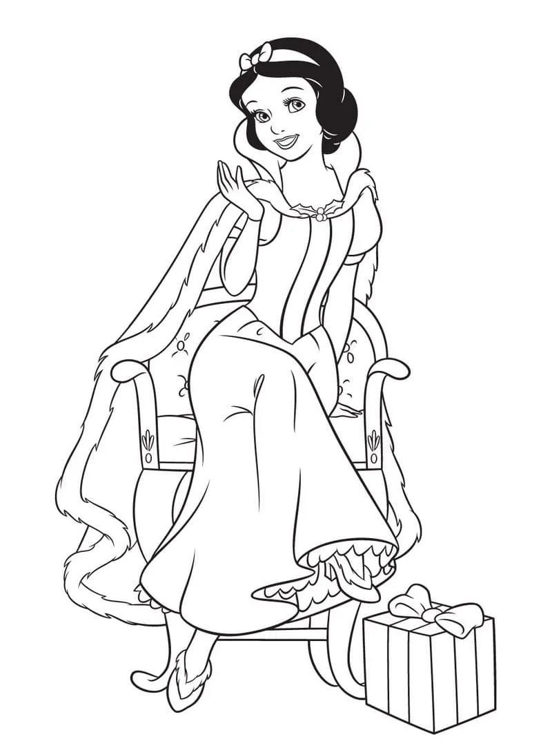 Dibujos para colorear e imprimir Snow White