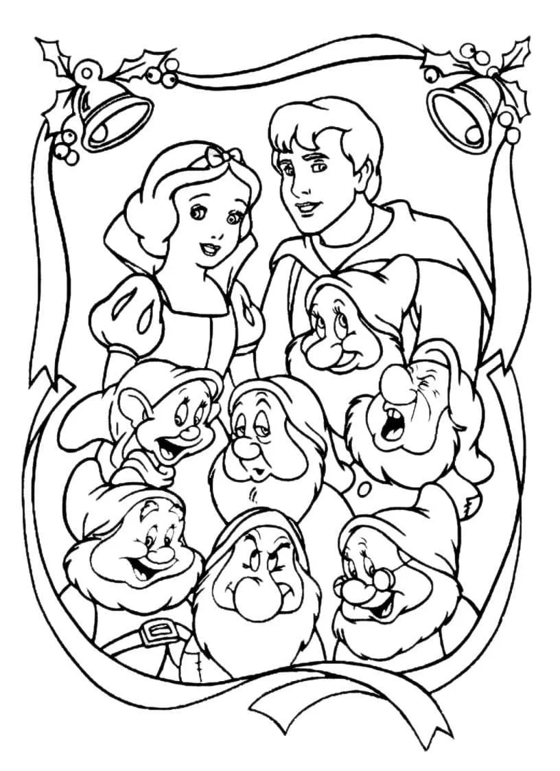 Dibujos para colorear e imprimir Snow White